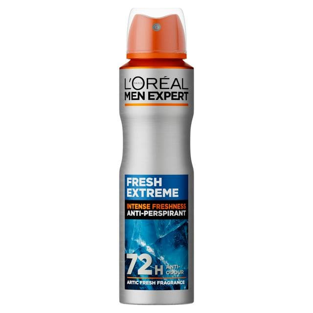 L'Oréal Paris Men Expert 150ml Fresh Extreme Deodorant Spray - gallery image 1