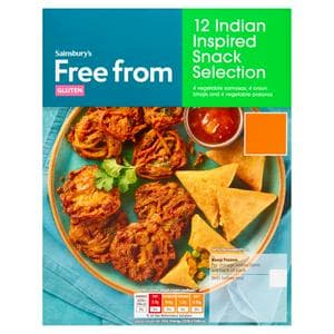 Sainsbury's Free From 12 x Indian Inspired Snack Selection 240g