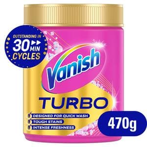 Vanish Turbo Fast Acting Stain Remover Powder 470g