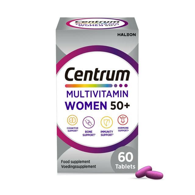 Centrum Women 60 x 50+ Multivitamins & Vitamin Tablets - gallery image 1