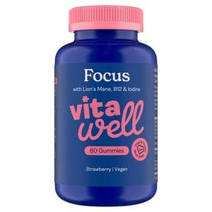 Vitawell 60 x Focus Strawberry Gummies