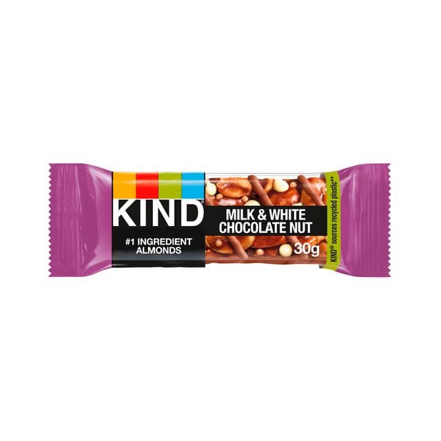 Kind 3 x 30g Milk & White Chocolate Nut Multipack Cereal Bars - gallery image 5