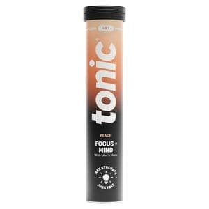 Tonic 20 x Focus + Mind Peach Food Supplement Tablets