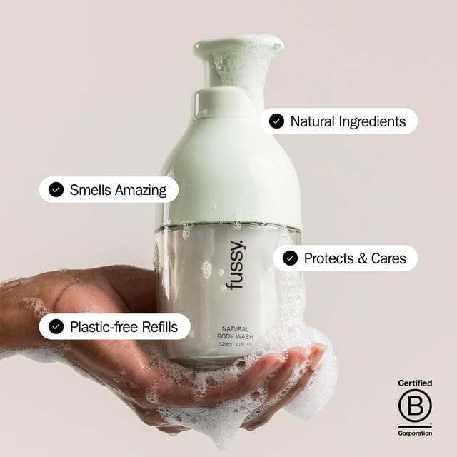 Fussy 320ml Tropic Tonic Natural Body Wash Refill - gallery image 3