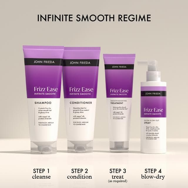 John Frieda 250ml Frizz Ease Infinite Smooth Conditioner - gallery image 4