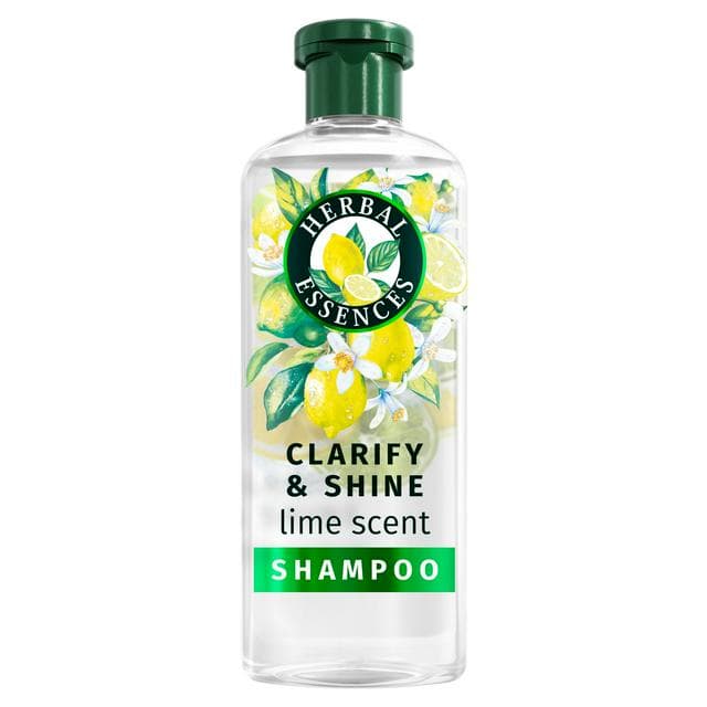 Herbal Essences Base 350ml Clarify & Shine Lime Scent for Fine, Limp & Oily Hair Shampoo - gallery image 1
