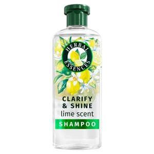 Herbal Essences Base 350ml Clarify & Shine Lime Scent for Fine, Limp & Oily Hair Shampoo