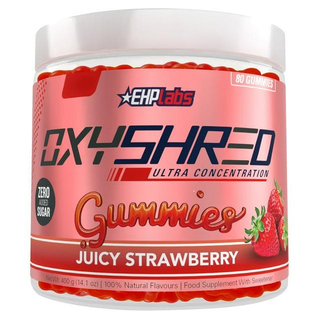 EHP Labs 400g Oxyshred Juicy Strawberry Gummies - gallery image 1