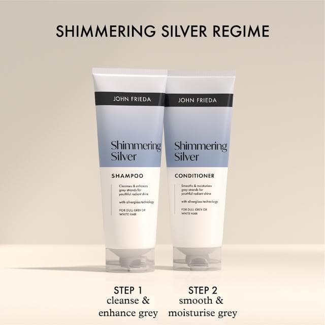 John Frieda 250ml Shimmering Silver Shampoo - gallery image 5