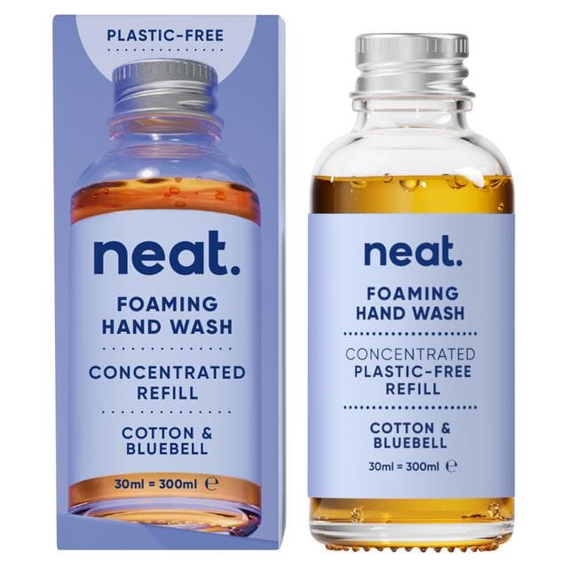 Neat. 300ml Cotton & Bluebell Concentrated Refill Foaming Hand Wash - gallery image 2