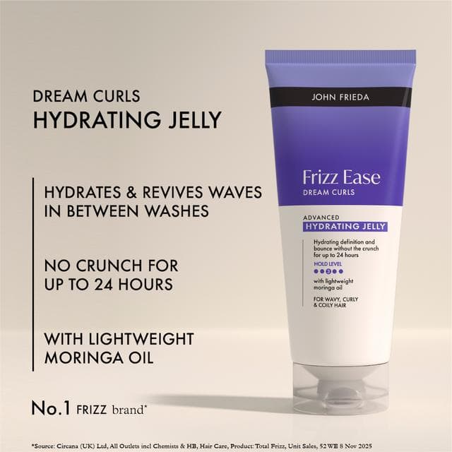 John Frieda 200ml Frizz Ease Dream Curls Advanced Hydrating Jelly - gallery image 3