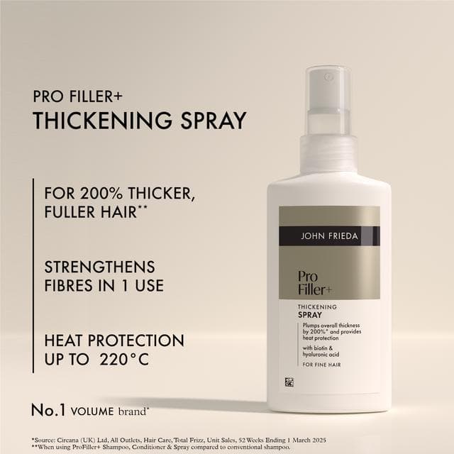 John Frieda 150ml Pro Filler + Thickening Spray - gallery image 3