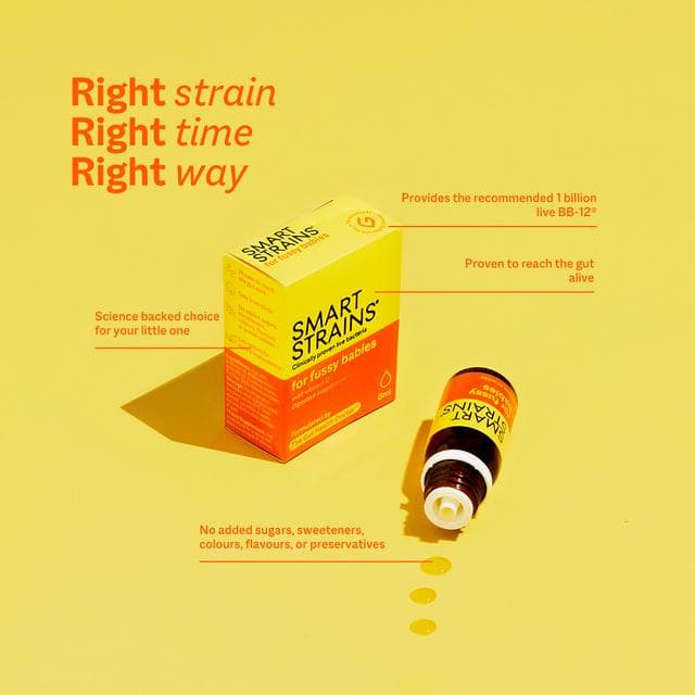 Smart Strains 8ml Baby Probiotic Drops with Vitamin D3, Immune & Digestive Support for Infants & Toddlers - gallery image 2