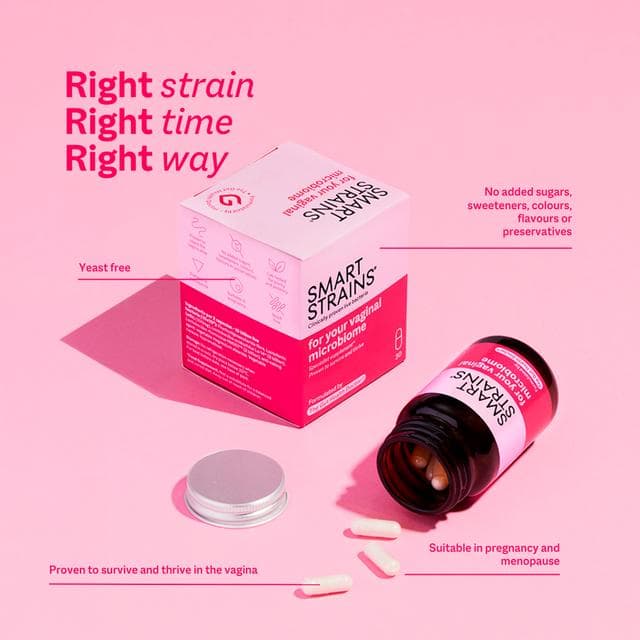 Smart Strains 30 Day Supplement for Women’s Vaginal & Intimate Health Probiotic Capsules - gallery image 3