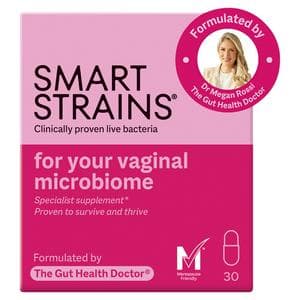 Smart Strains 30 Day Supplement for Women’s Vaginal & Intimate Health Probiotic Capsules