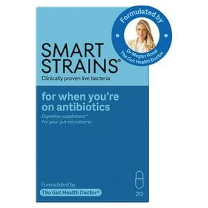 Smart Strains 20 x Probiotic When You are on Antibiotics & for Travel Capsules