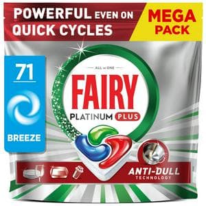 Fairy 71 Breeze Platinum Plus Dishwasher Tablets