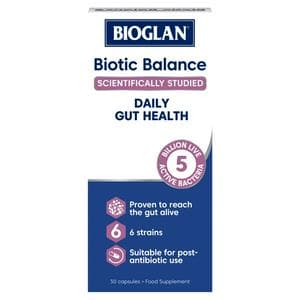 Bioglan Biotic Balance 30 x Daily Gut Health Food Supplement Capsules
