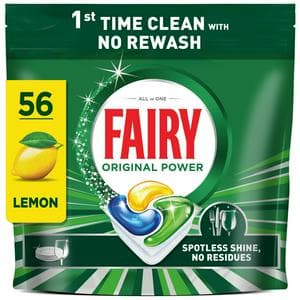 Fairy 56 All in One Dishwasher Tablets