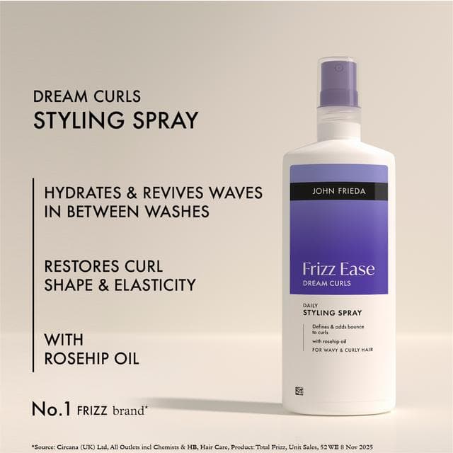 John Frieda 200ml Frizz Ease Dream Curls Daily Styling Spray - gallery image 3