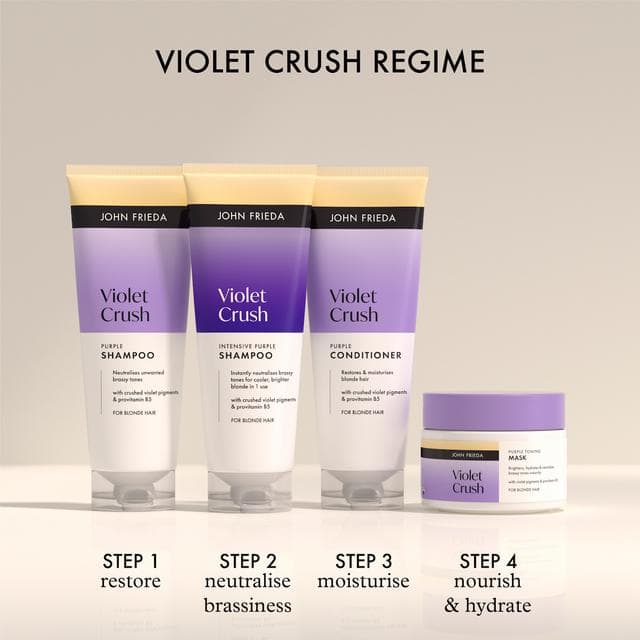 John Frieda 250ml Violet Crush Purple Conditioner - gallery image 5