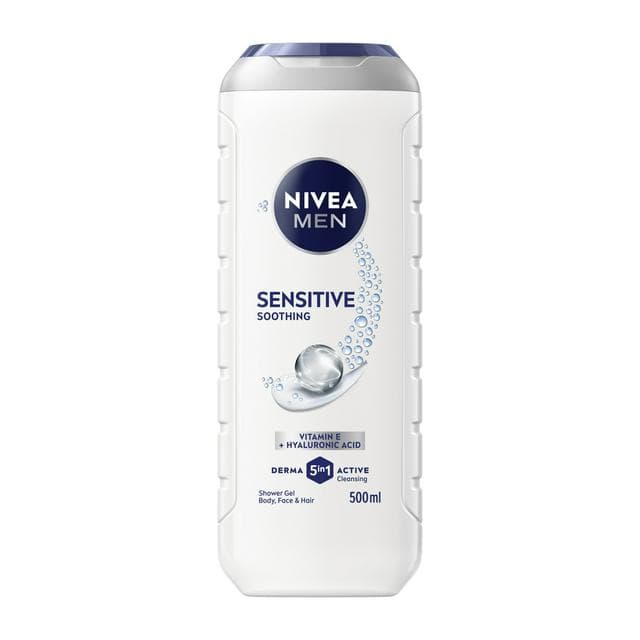 Nivea Men 500ml Sensitive Shower Gel - gallery image 1