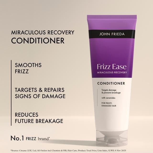 John Frieda 250ml Frizz Ease Miraculous Recovery Conditioner - gallery image 3