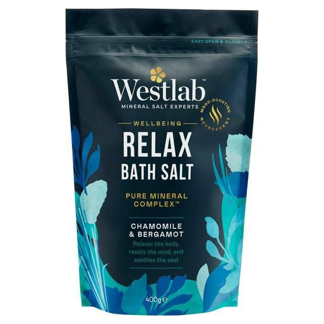 Westlab 400g Chamomile & Bergamot Wellbeing Relax Bath Salt - gallery image 1