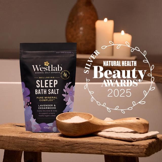 Westlab 400g Lavender & Cedarwood Sleep Wellbeing Bath Salt - gallery image 5