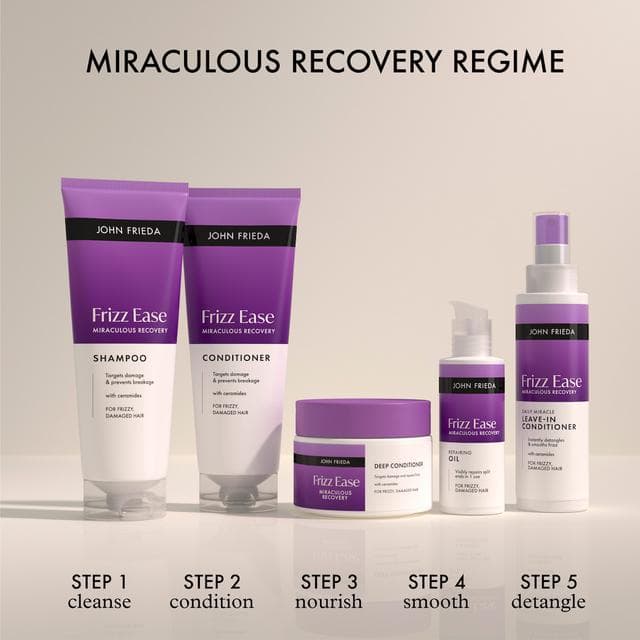 John Frieda 250ml Frizz Ease Miraculous Recovery Shampoo - gallery image 5