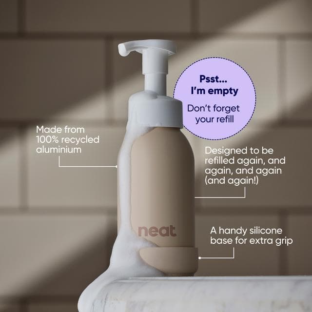 Neat. Stone Refillable Foaming Hand Wash Bottle - gallery image 3