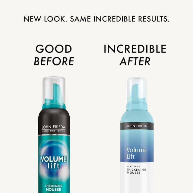 John Frieda 200ml Volume Lift Kickstarter Thickening Mousse - gallery image 2