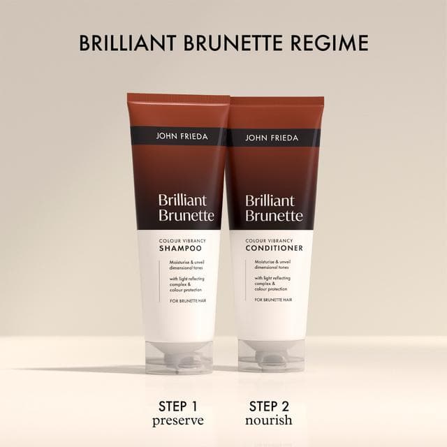 John Frieda 250ml Brilliant Brunette Colour Vibrancy Conditioner - gallery image 5