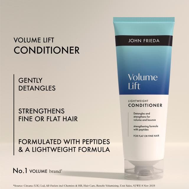 John Frieda 250ml Volume Lift Lightweight Conditioner - gallery image 3