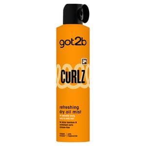 Schwarzkopf Got2b 200ml Curlz Refreshing Dry Oil Mist