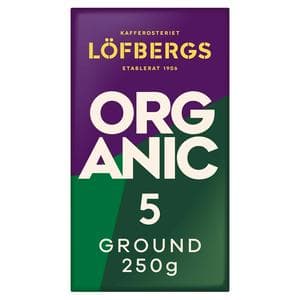 Lofbergs Organic Ground Coffee 250g