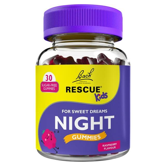 Bach Rescue 30 x Raspberry Flavour Night Kids Gummies - gallery image 1