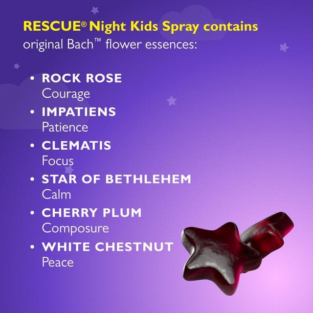 Bach Rescue 30 x Raspberry Flavour Night Kids Gummies - gallery image 4