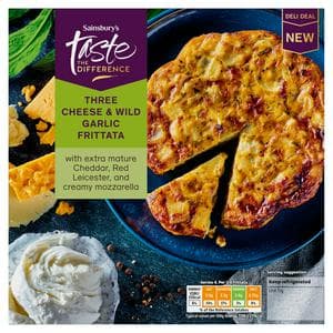 Sainsbury's 350g Three Cheese & Wild Garlic Frittata, Taste the Difference