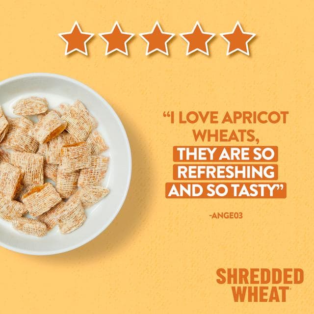 Nestle Shredded Wheat 450g Bitesize Apricot Wheats Breakfast Cereal - gallery image 4