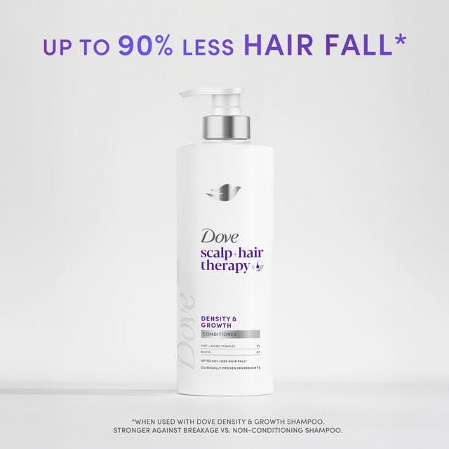 Dove 400ml Scalp + Hair Therapy Density & Growth Conditioner - gallery image 3