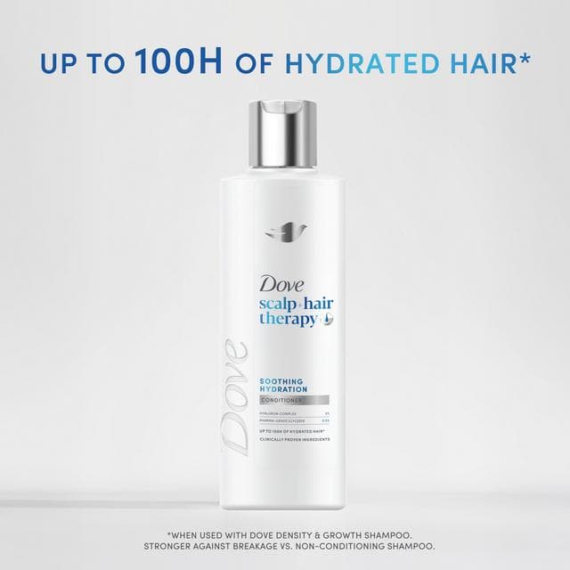 Dove 250ml Scalp + Hair Therapy Soothing Hydration Conditioner - gallery image 2