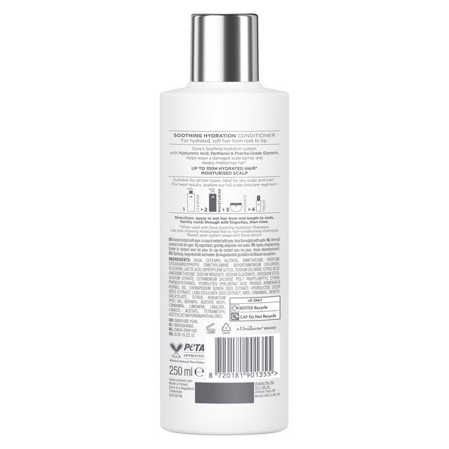 Dove 250ml Scalp + Hair Therapy Soothing Hydration Conditioner - gallery image 5