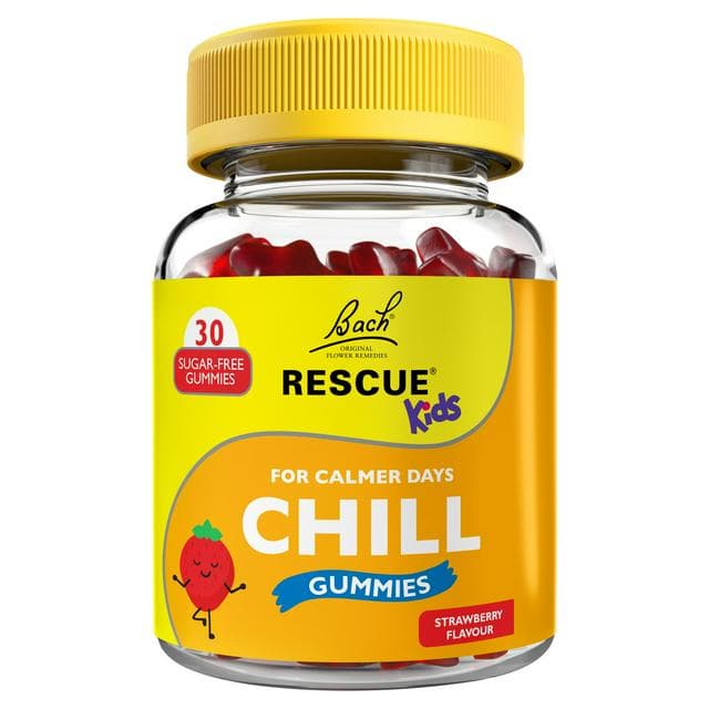 Bach Rescue 30 x Chill Strawberry Flavour Kids Gummies - gallery image 1
