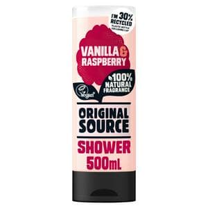 Original Source 500ml Vanilla & Raspberry Shower Gel