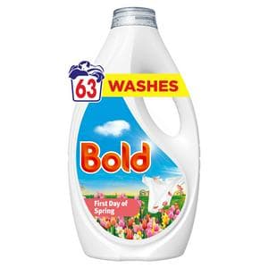 Bold 63 Washes First Day of Spring Liquid Laundry Detergent Gel