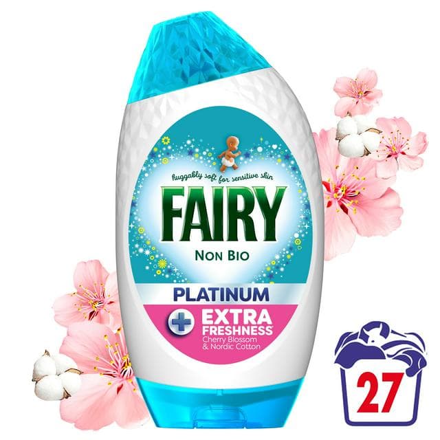 Fairy 27 Washes Non Bio Detergent Gel - gallery image 1