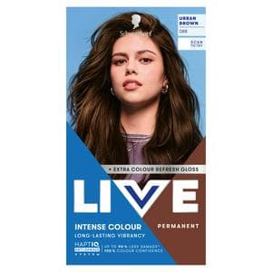 Schwarzkopf 088 Urban Brown Live Intense Colour Permanent Hair Dye