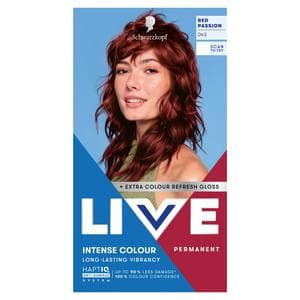 Schwarzkopf 043 Red Passion Live Intense Colour Permanent Hair Dye