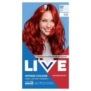 Schwarzkopf 035 Real Red Live Intense Colour Permanent Hair Dye